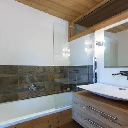 Daire Luxury Wood Village Megève